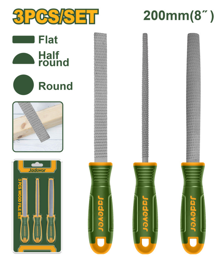 JDSF1403 3 Pcs Wood File Set Jadever