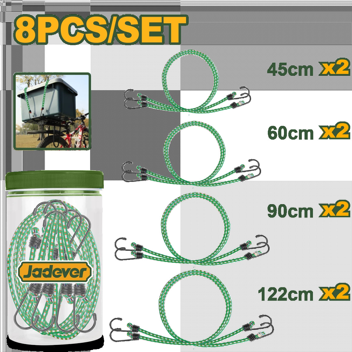 JDLRP2T08 Luggage Rope Set Jadever