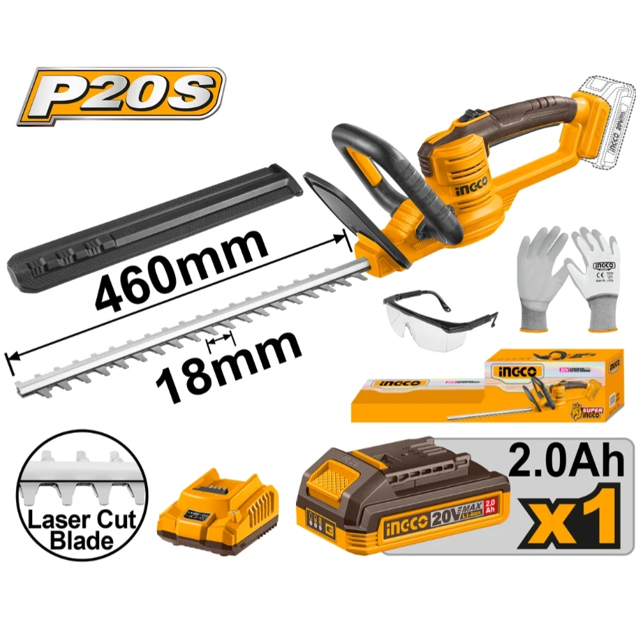 Ingco Lithium-Ion hedge trimmer CHTLI20461