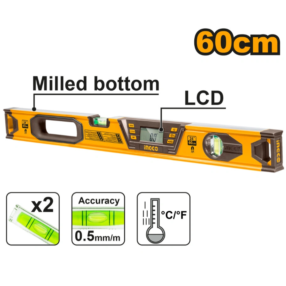 HSL08060D Digital level Ingco