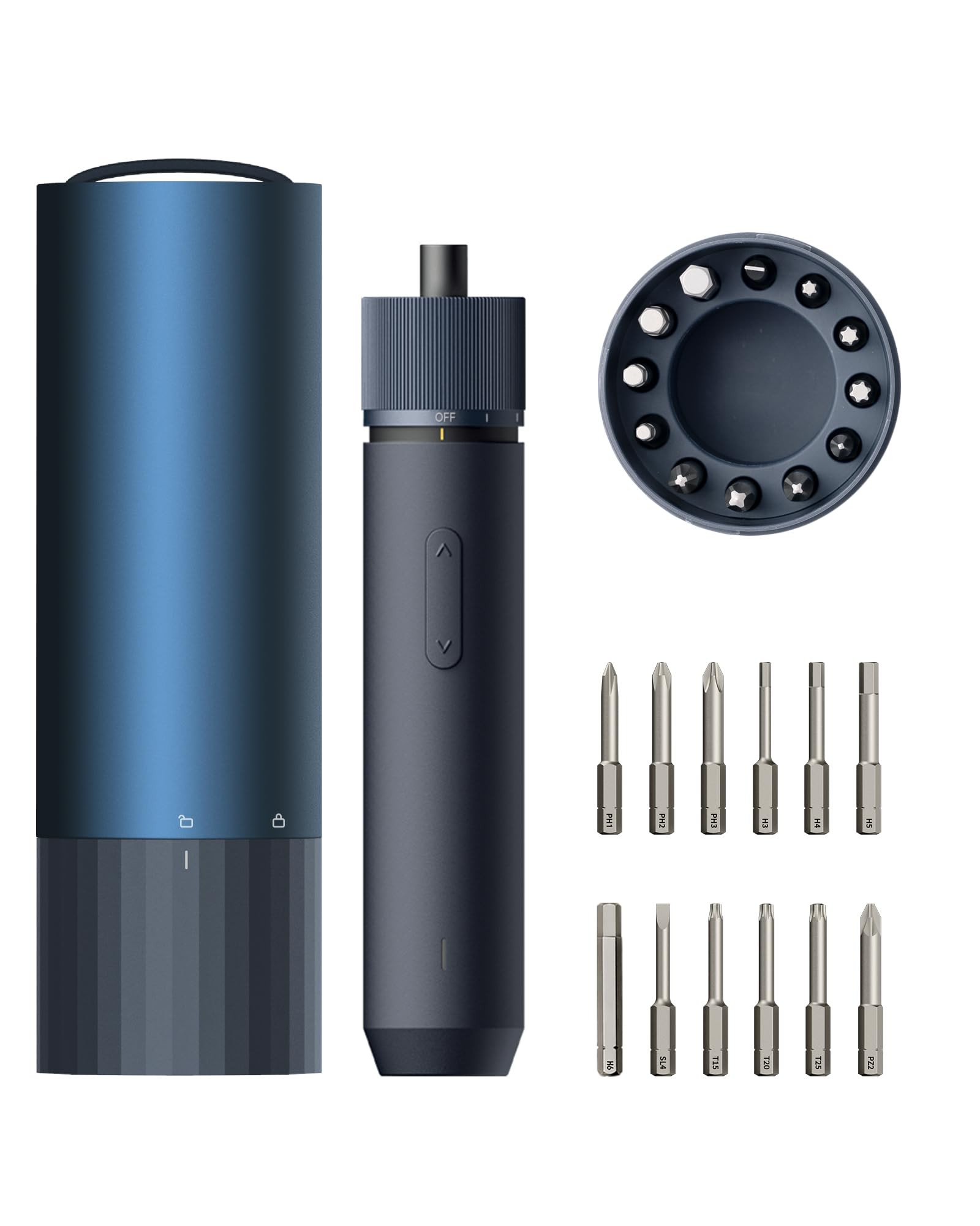 HOTO 3.6V Cordless Big Sc driver with stand round QWLSD001