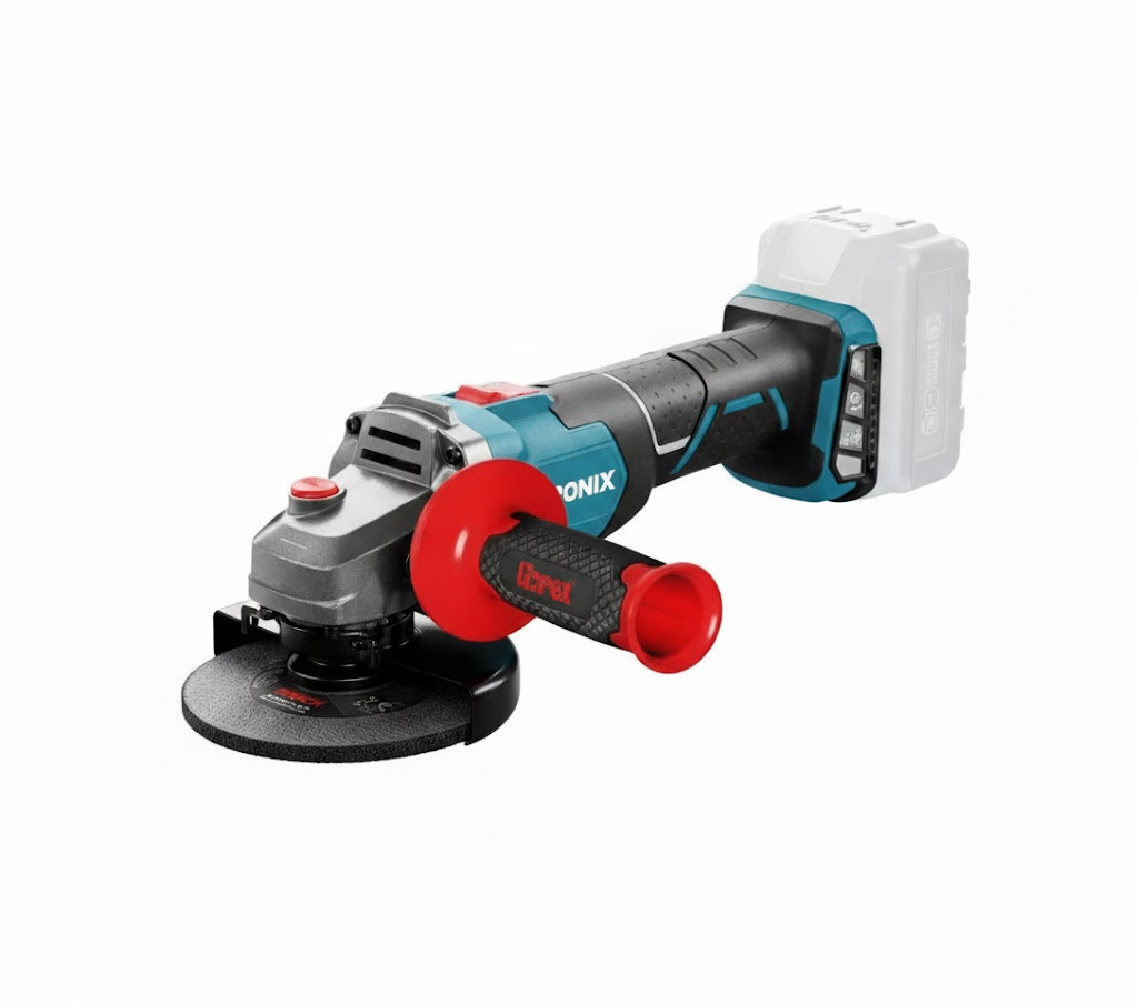 20V Brushless Angle Grinder (5") (with 2 20V 4.0Ah Battery and One 20V 4.5A Fast Charger) 8901 Ronix