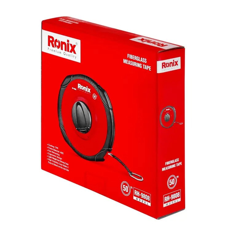 50M FIBER MEASURING TAPE 50m RH-9808 Ronix