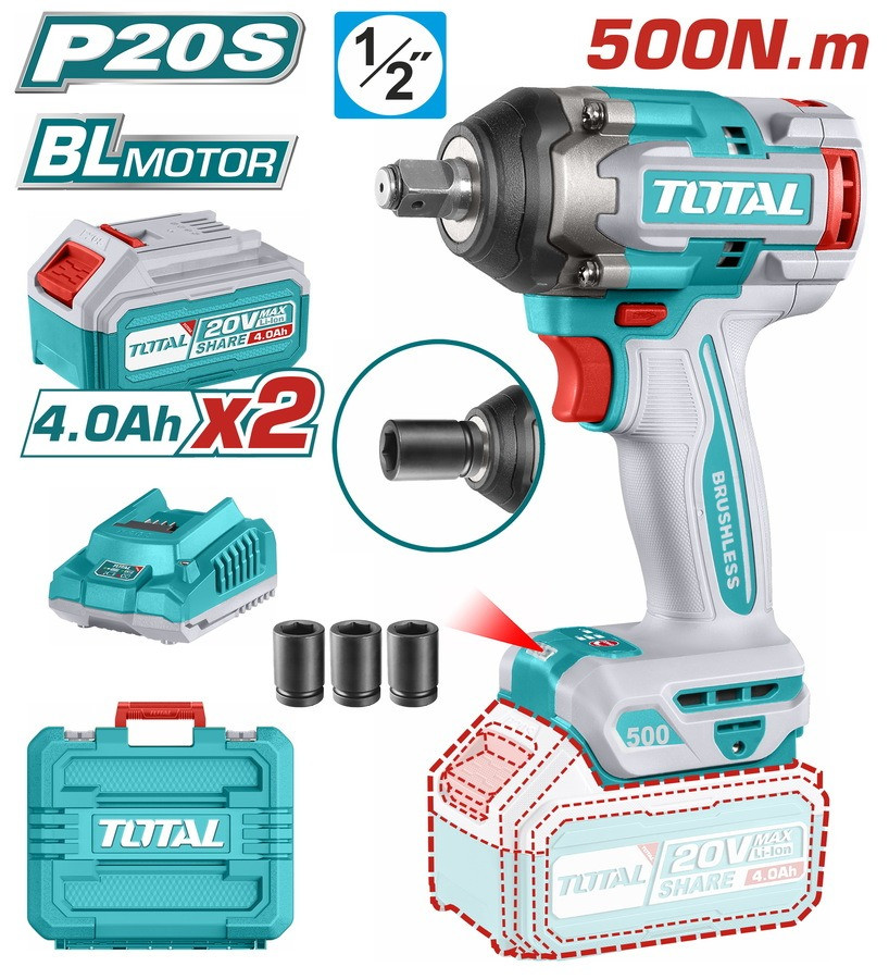 Total Cordless impact wrench TIWLI2050