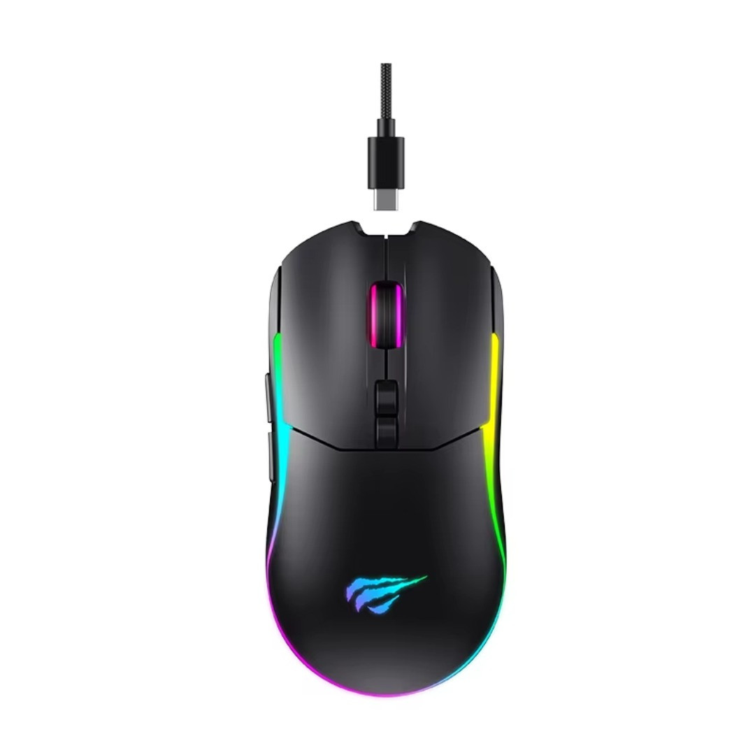 HAVIT TRI-MODE WIRED/WIRELESS/BLUETOOTH GAMING MOUSE MS1020WB