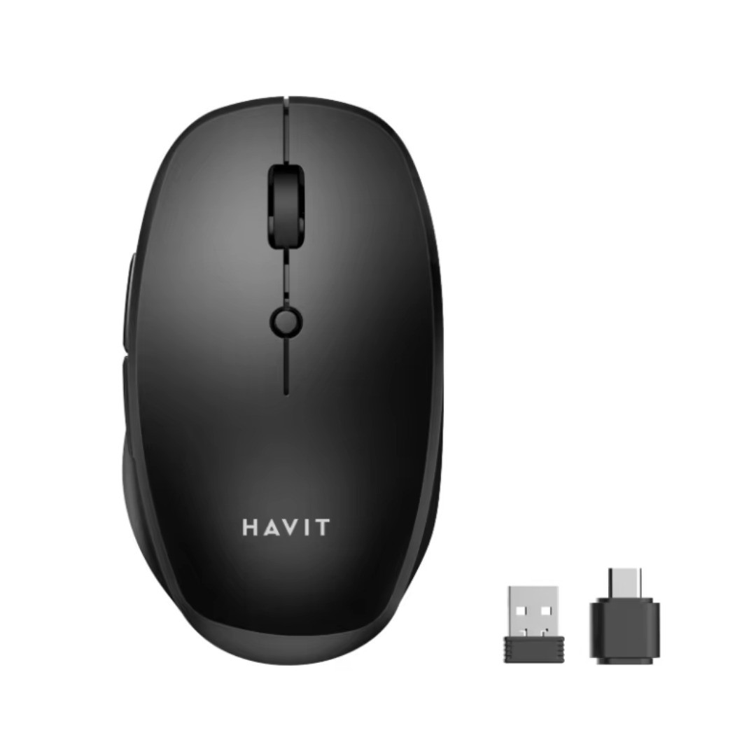 HAVIT TRI-MODE (USB/TYPEC/BLUETOOTH) WIRELESS MOUSE MS50WB