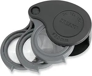 Carson Triview Folding Loupe Magnifier	TV-15