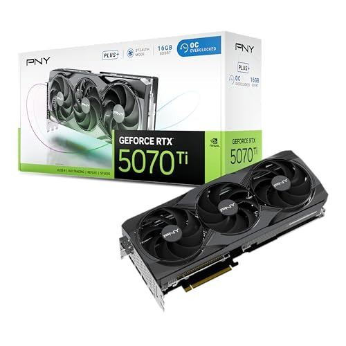 PNY GEFORCE RTX 5070 12GB TRIPLE FAN OVER CLOCKED GRAPHICS CARD