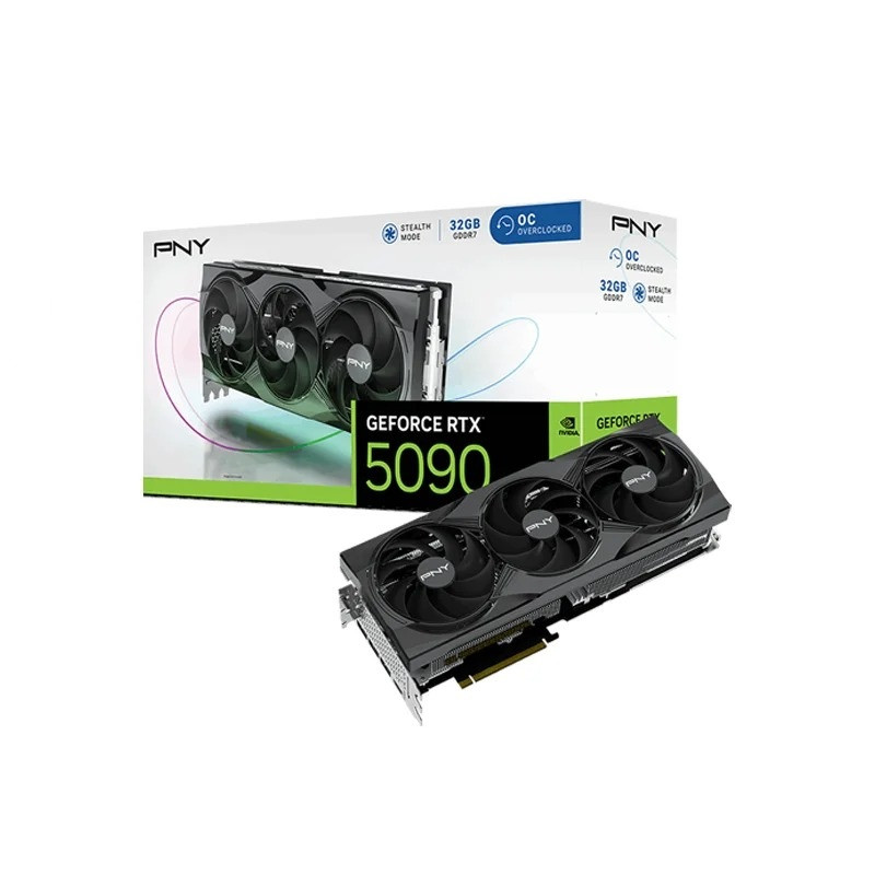 PNY GEFORCE RTX 5090 32GB TRIPLE FAN OVER CLOCKED GRAPHICS CARD