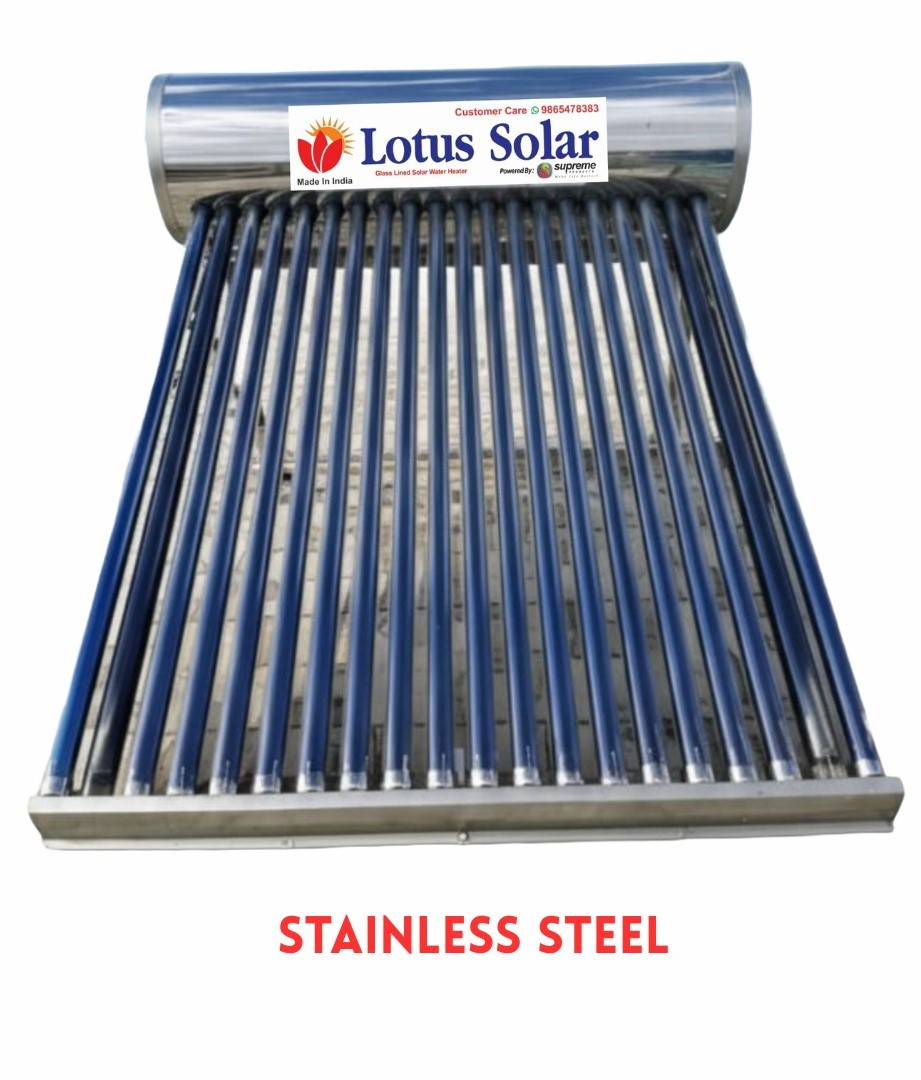 Stainless Steel Lotus Solar 250LPD 20 Tube Glasslined Coating