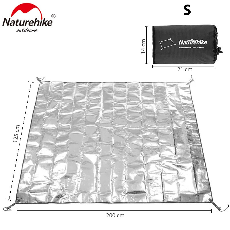 Naturehike Outdoor Camping Waterproof Aluminium Floor Mat (SMALL) NH20FCD03
