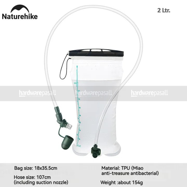 Naturehike TPU Drinking Water Bag for Running Hiking Riding Outdoor 2L CNK2450CF011