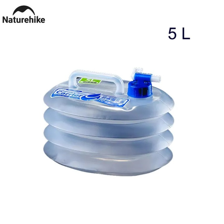 Naturehike Folding Collapsible Water Bucket with Tap 5L NH14S002-T