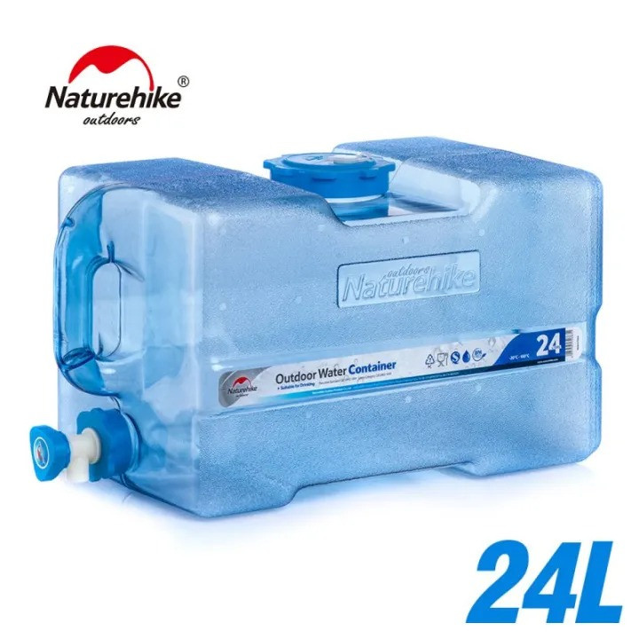 Naturehike Food grade Bpa Free PC water container tank with Faucet 24L