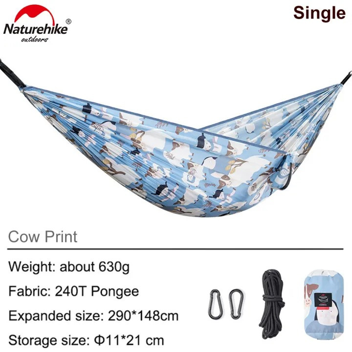 Naturehike Leaf Printing Parent Child Hammock Single