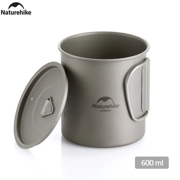 Naturehike Camping Supplies Ultralight Titanium Cup 600 ml
