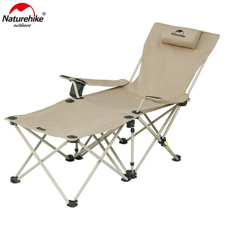 Naturehike Reclining Camping Chair with Table & Footrest