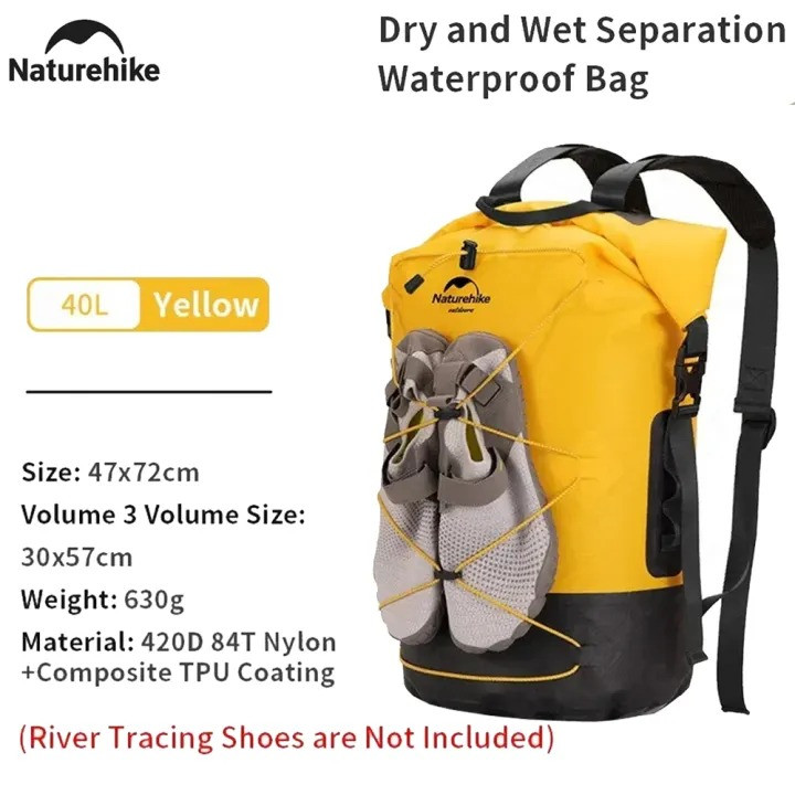 Naturehike IPX6 Waterproof Lightweight Outdoor Backpack 40L