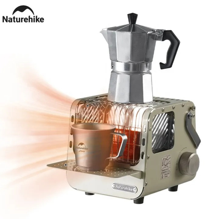 Naturehike Portable Heater Heating Radiator Fireplace Butane Gas Stove for Indoor Water Coffee Tea Cooking Supplies 1100W