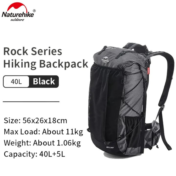 Naturehike Rock Hiking Backpack 40+5 L
