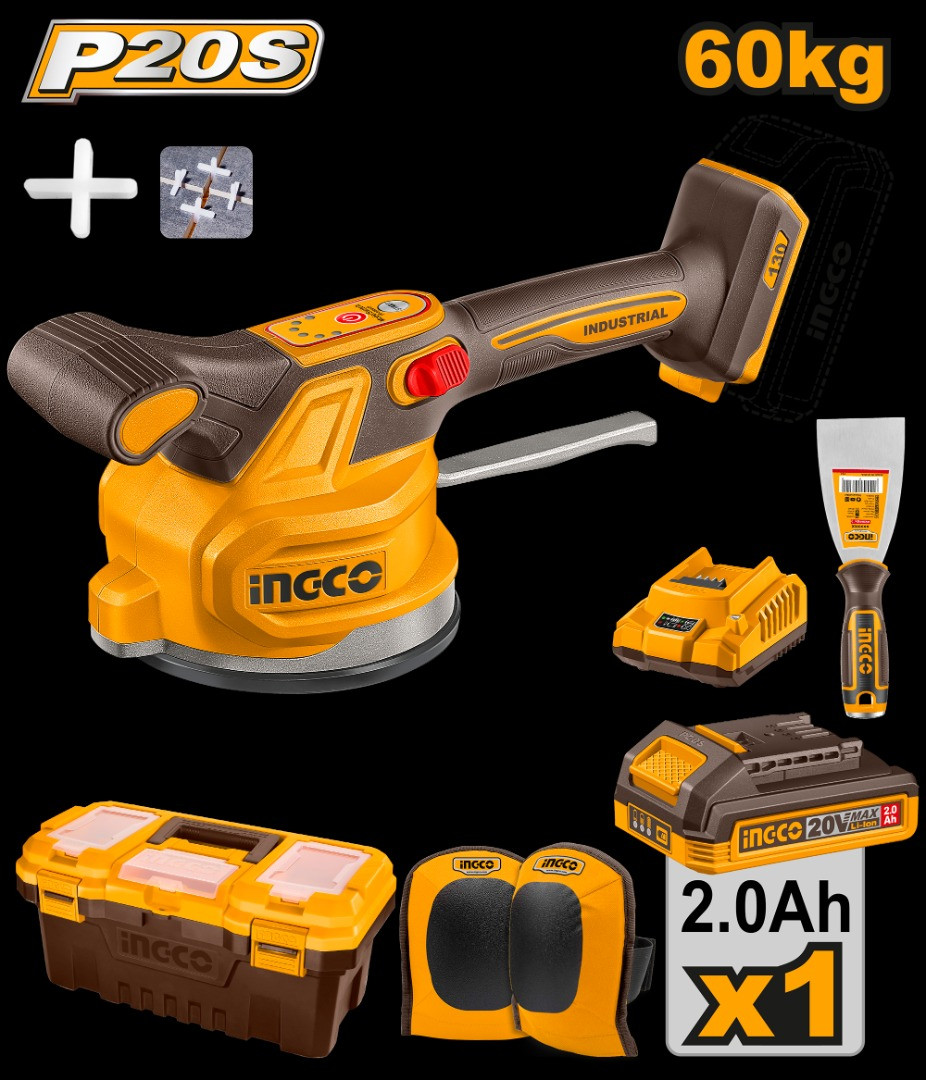 Cordless tile vibration machine CTVLI20015