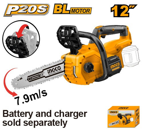 Ingco 12"30cm Lithium-ion Chain Saw CGSLI20128