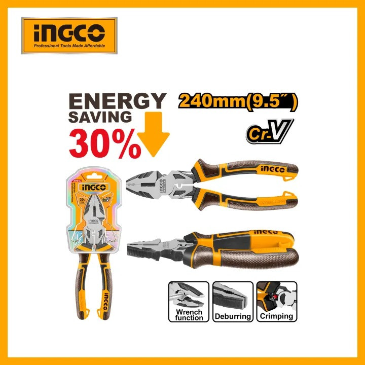 240mm High leverage combination pliers HHCP28240