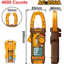 TRUR RMS 4000 counts Digital AC clamp meter DCM66001