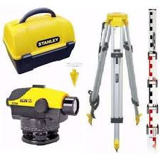 Stanley  Automatic Level AL24X Set with Tripod and Staff 1-77-159N