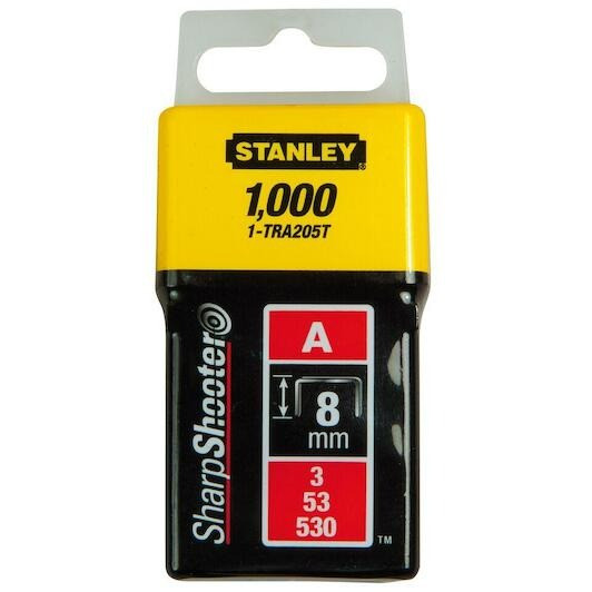 Stanley 1-TRA205T Staples (1000) A Type 8Mm