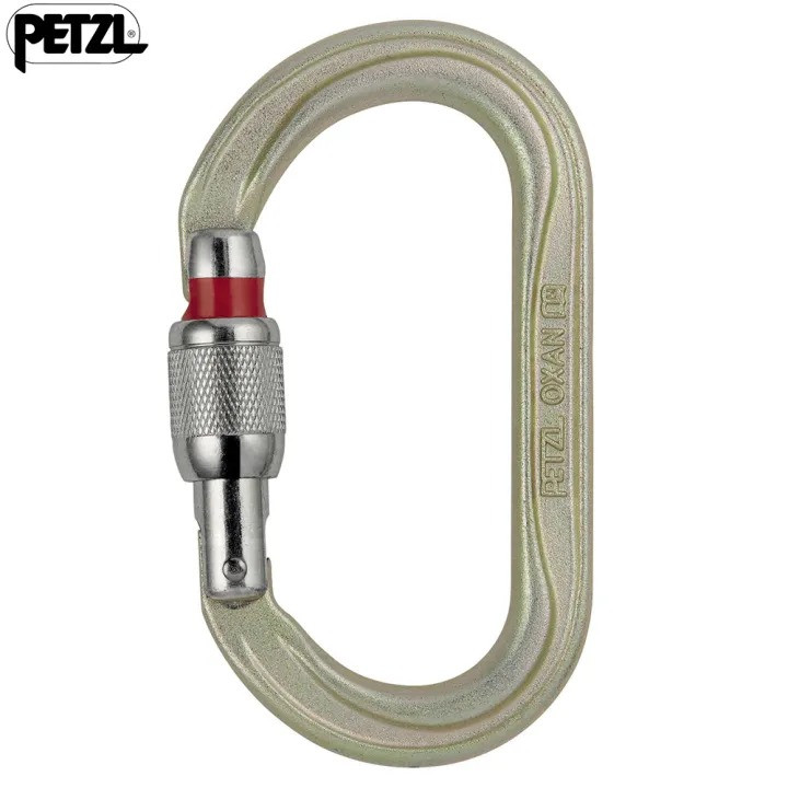 Petzl Oxan Steel Oval Screw Lock Carabiner