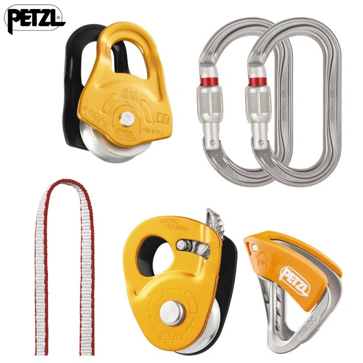 Petzl Crevasse Rescue Kit for Hauling and Self Rescue From Crevasses