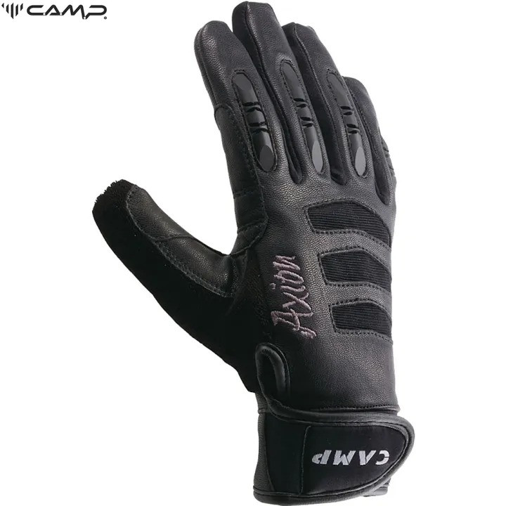 CAMP Axion Leather Gloves - Black