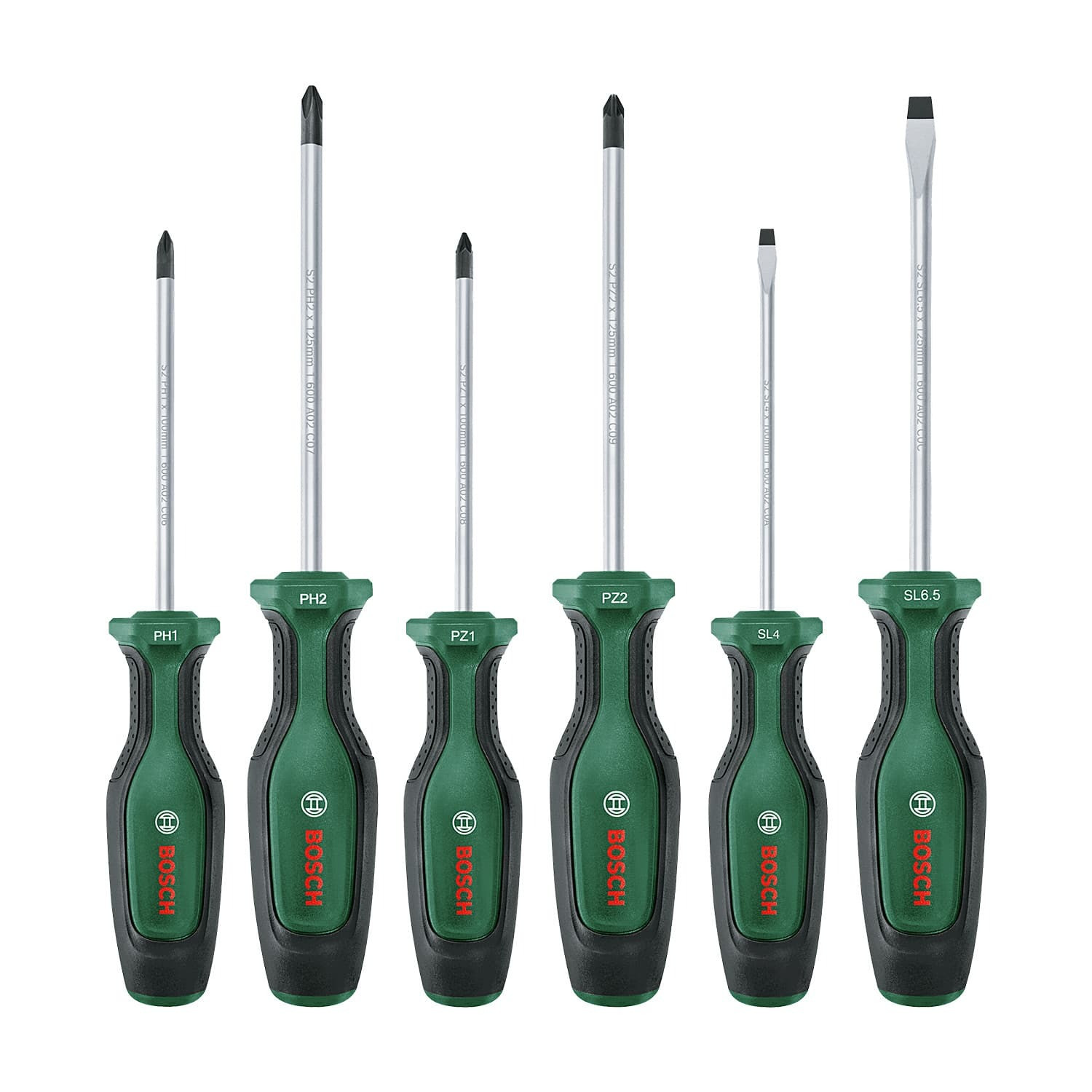 Bosch 6pcs Mix Screwdriver Set 1600 A02 BX7