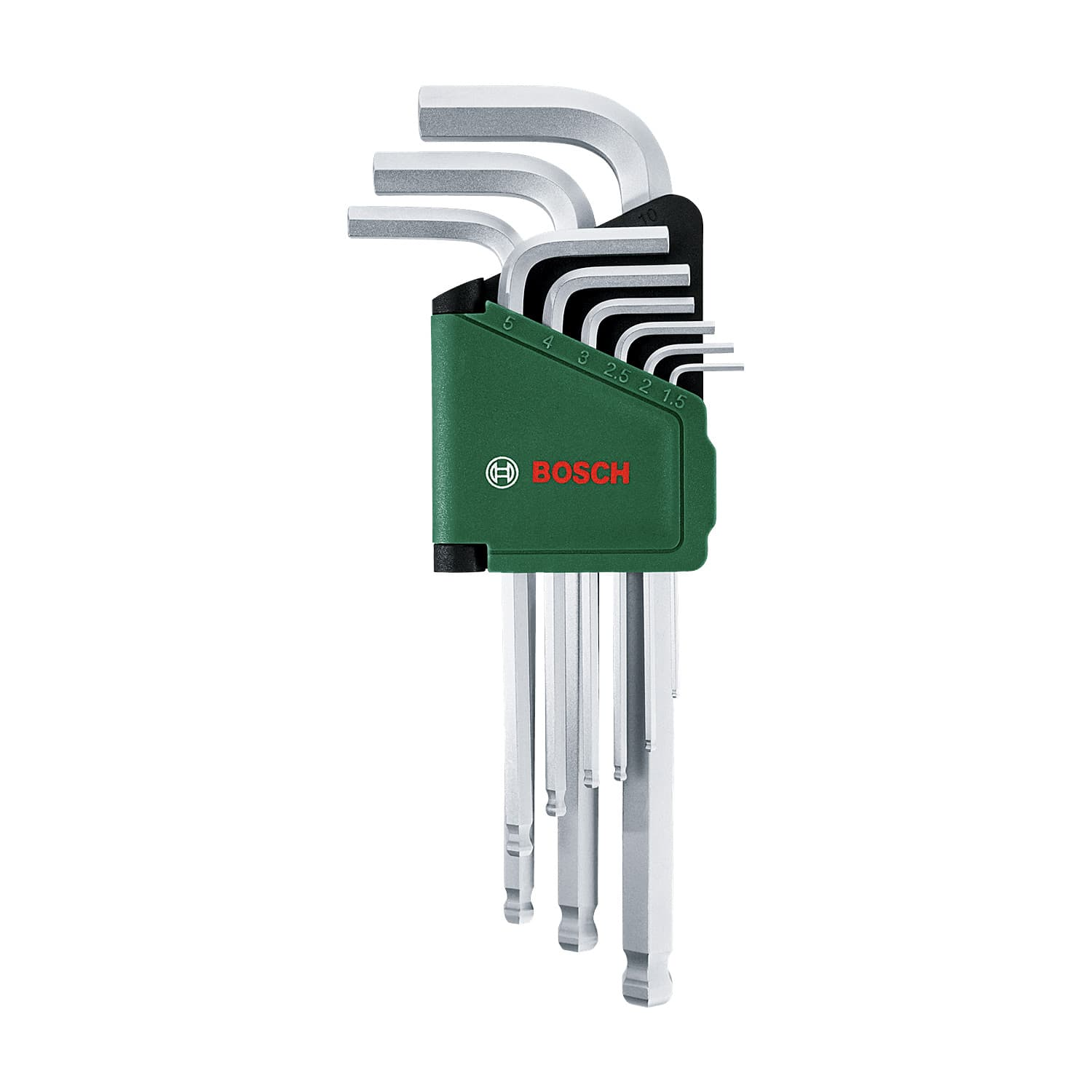 Bosch Hex Allen Key Set 9- pieces 1600 A03 2V1