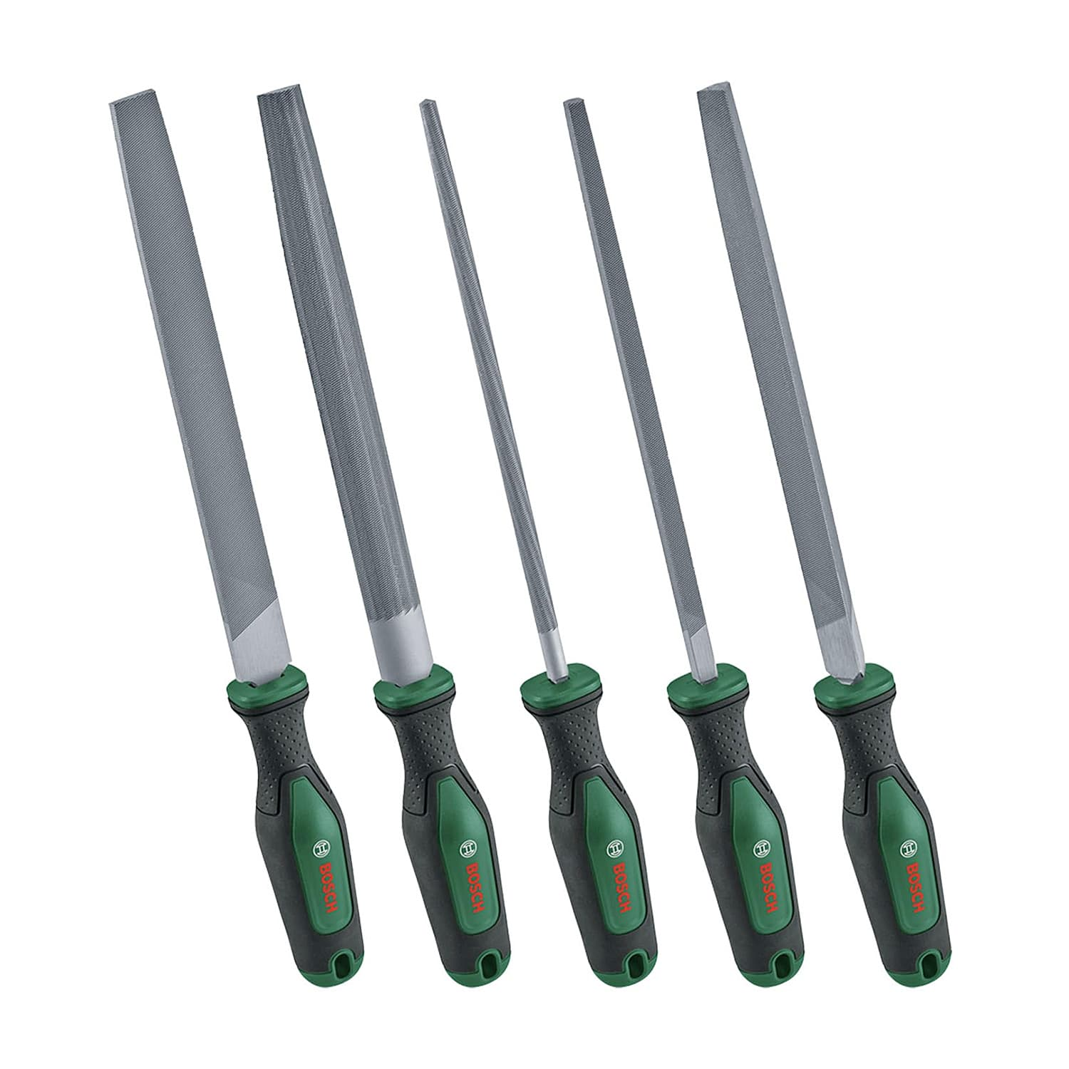 Bosch 200mm Steel/ Iron File Set 5- Pieces 1600 A02 ZB0