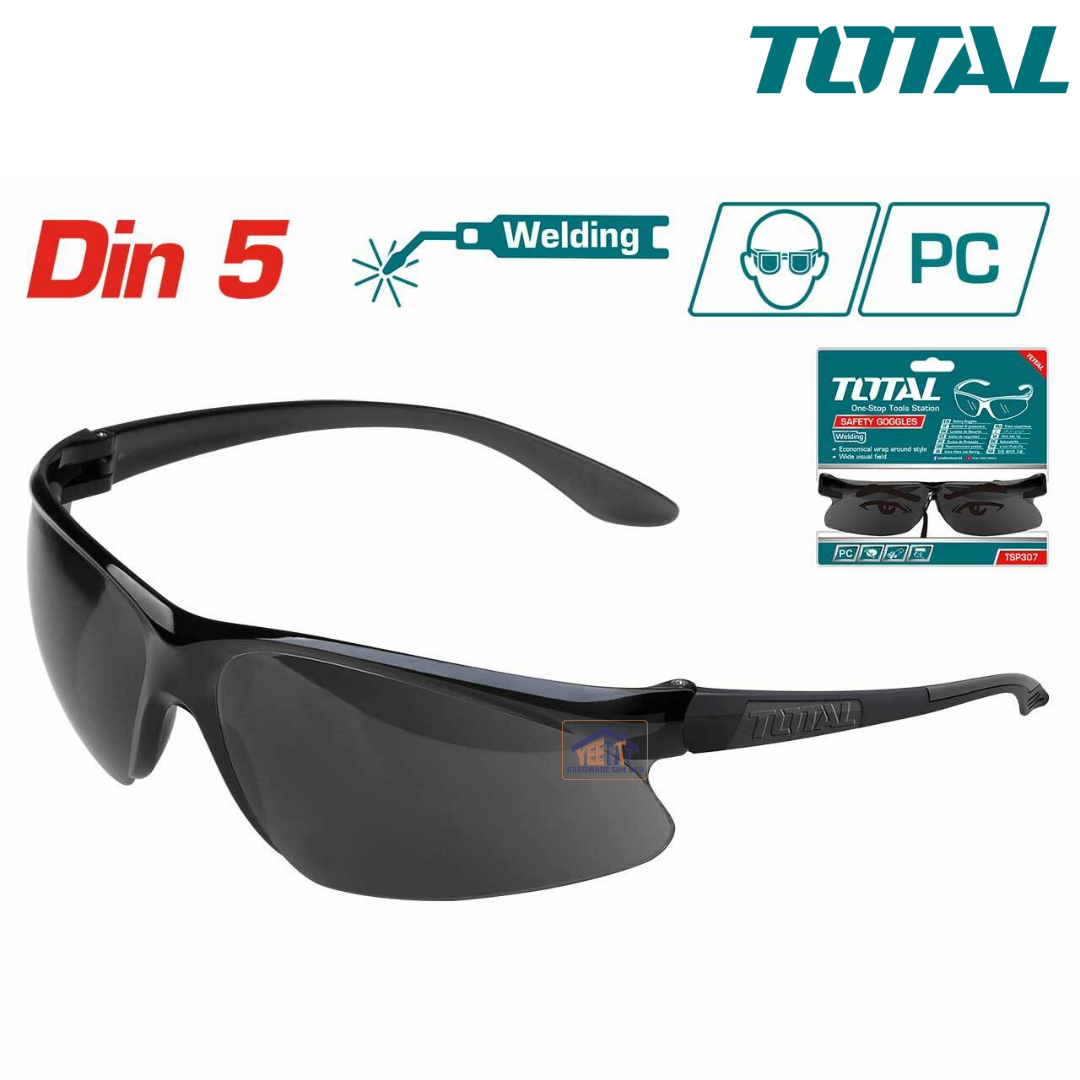 Total Welding Safety Goggles-Black TSP307