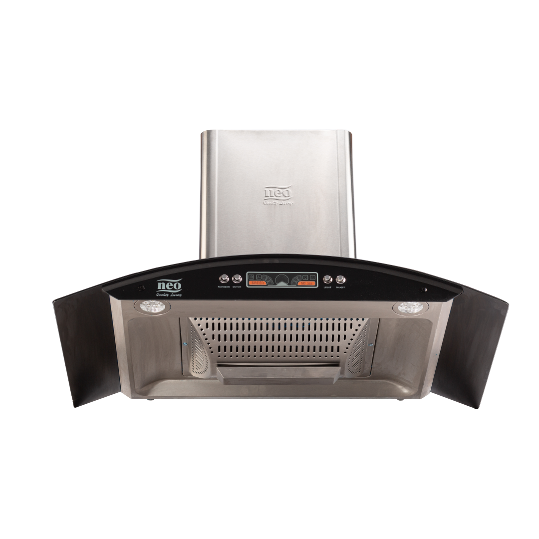 Neo 75cm Glass Hood Digital Chimney