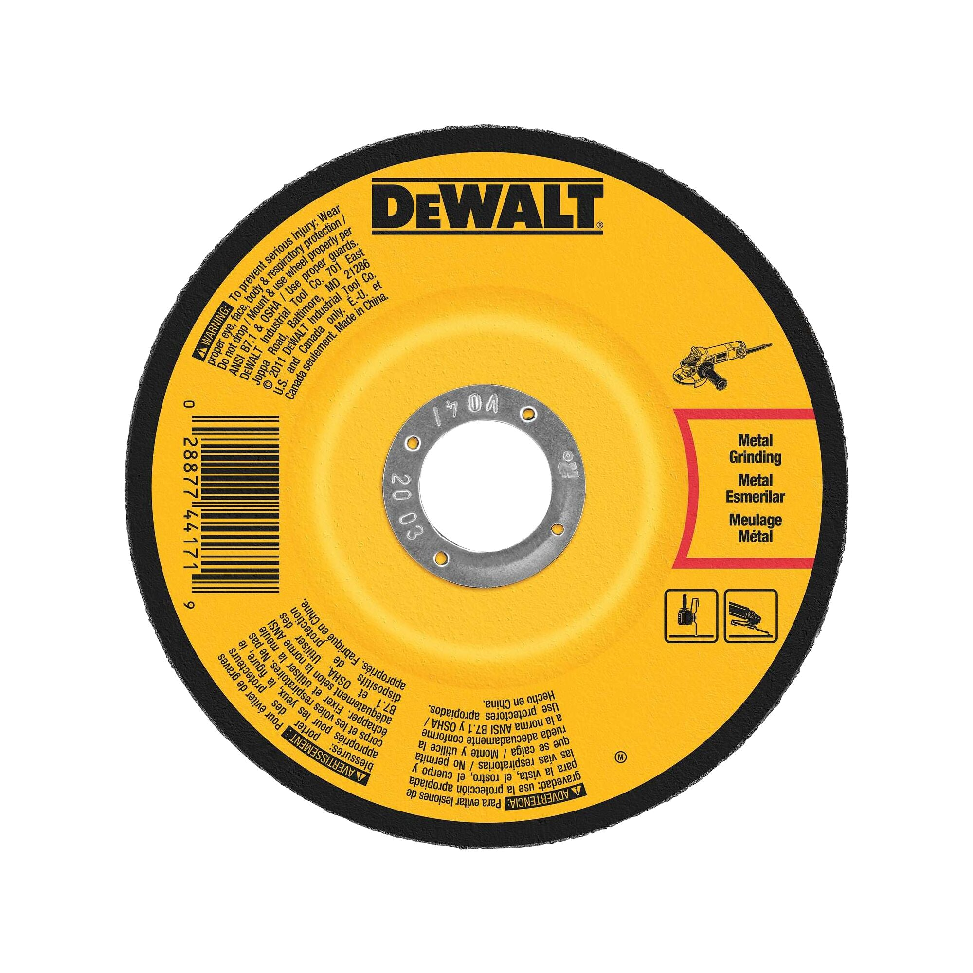 Dewalt DW4543 Grinding Wheel 5 Inch