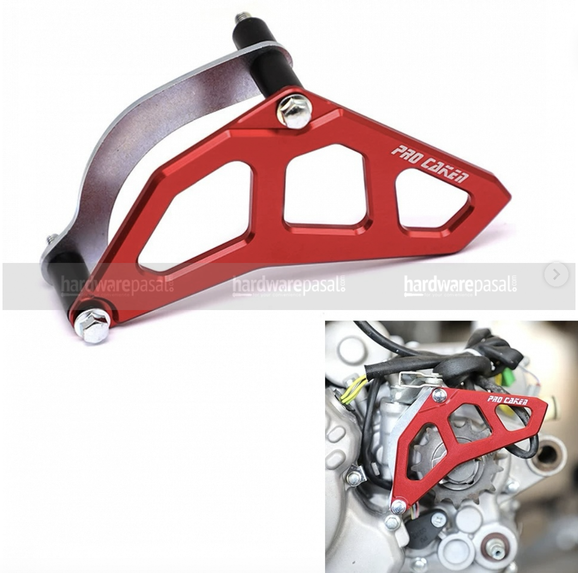 Pro caken front sprocket cover