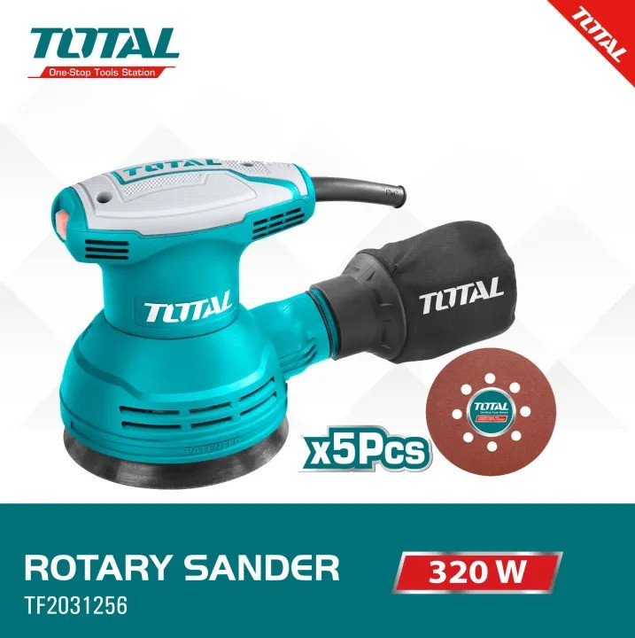 Total 320 Watt Rotary Sander TF2031256