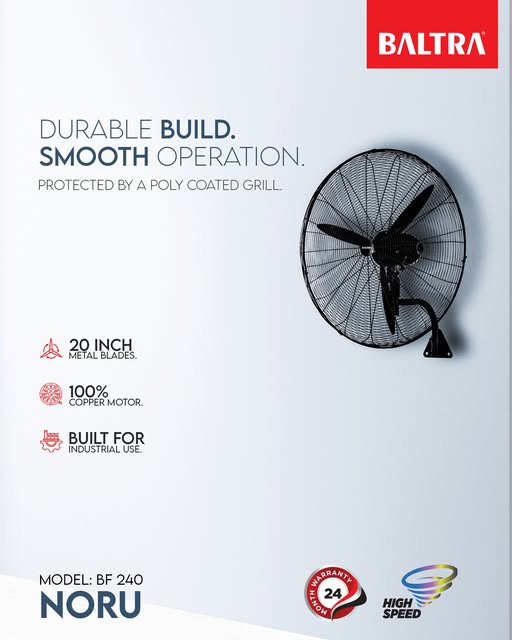 Baltra BF 240 Noru — 20″ Industrial Wall Fan