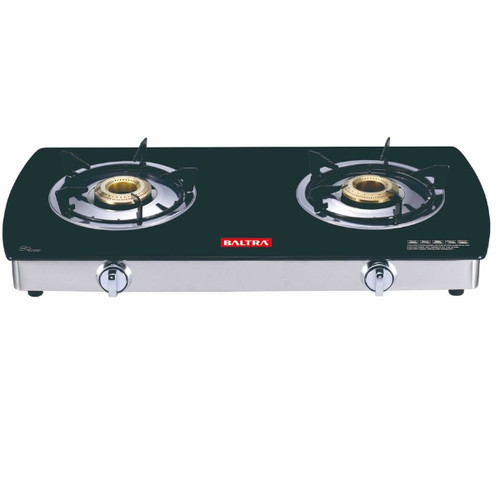 Baltra Gas Stove BGS 136 Smile 2 Burner SS Body
