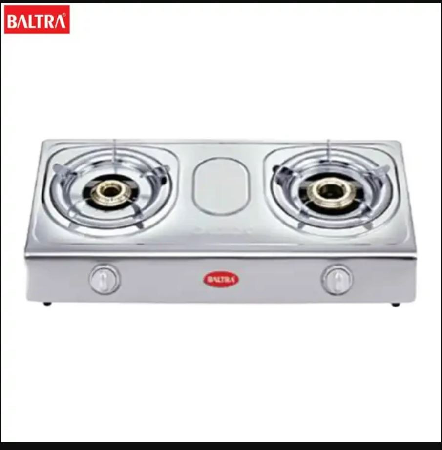 Baltra Gas Stove BGS 179 Bliss 2 Burner SS Body