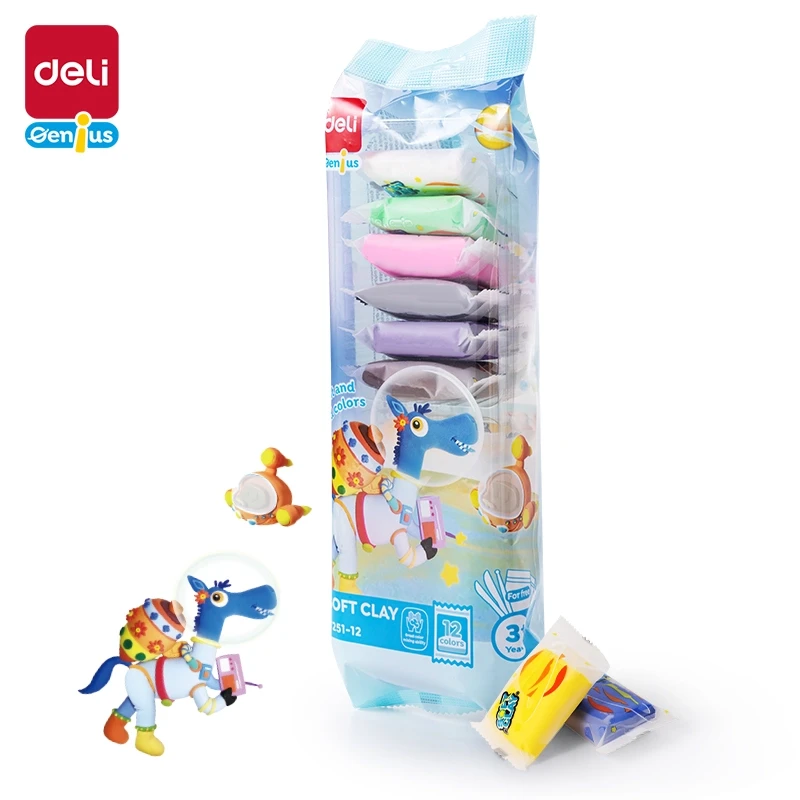 Deli EY251‑12 Clay – 12 Colours