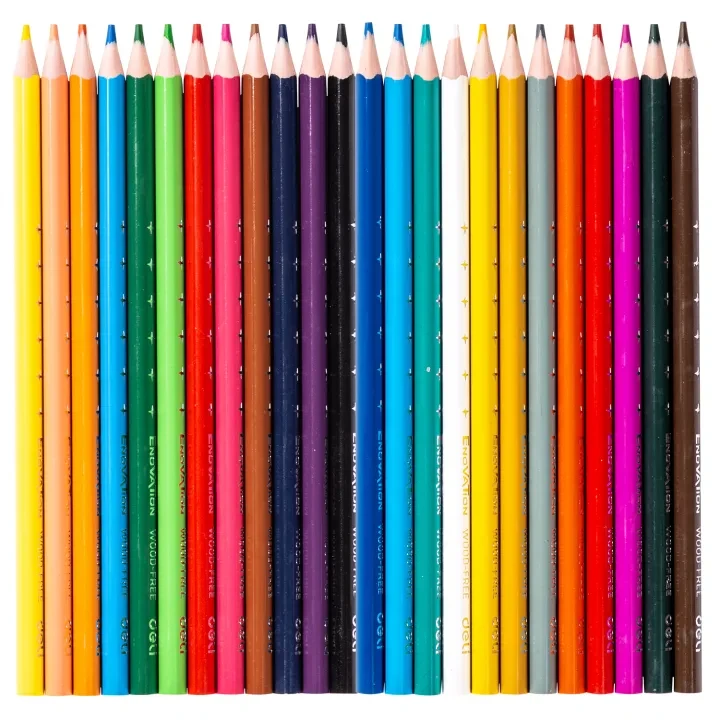 Deli Colored Pencil 12 Piece Set, Multicolor EC113-12