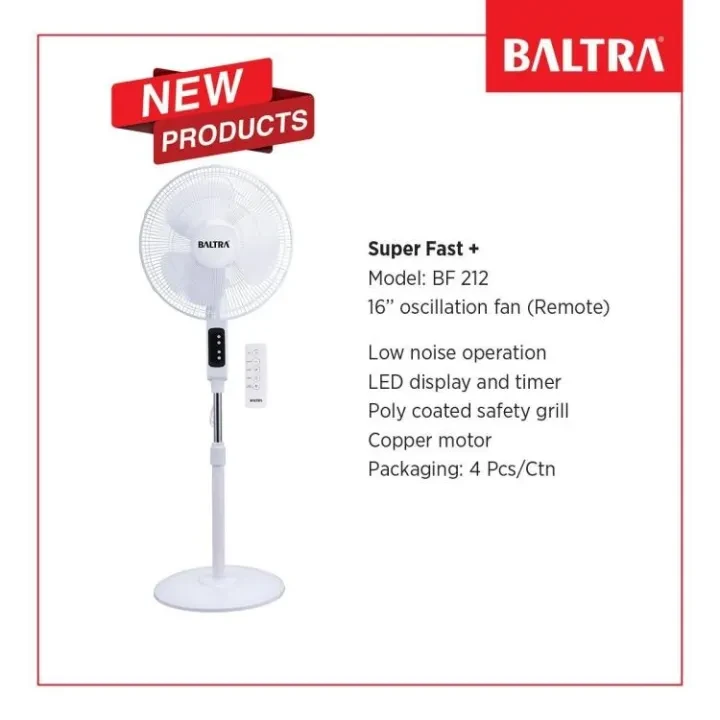 Baltra 16" Stand Fan BF 211 Super Fast+