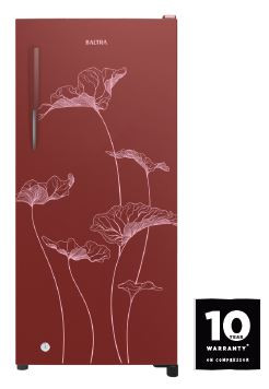 Baltra 190Ltr Red Floral Single Door Refrigerator BRF190SDRF01