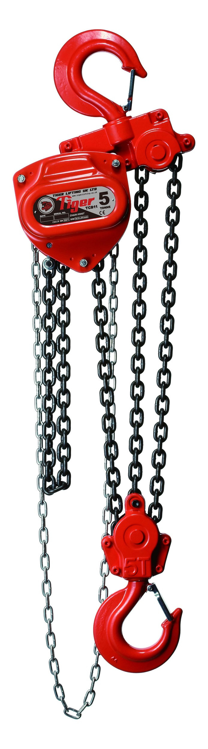 Tiger Heavy Duty Manual Chain Block 5TX15M