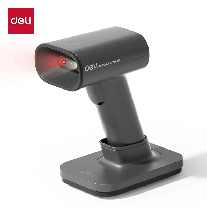Deli Handheld & Stand Barcode Scanner ES2288W